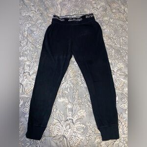size M black hollister sweatpants